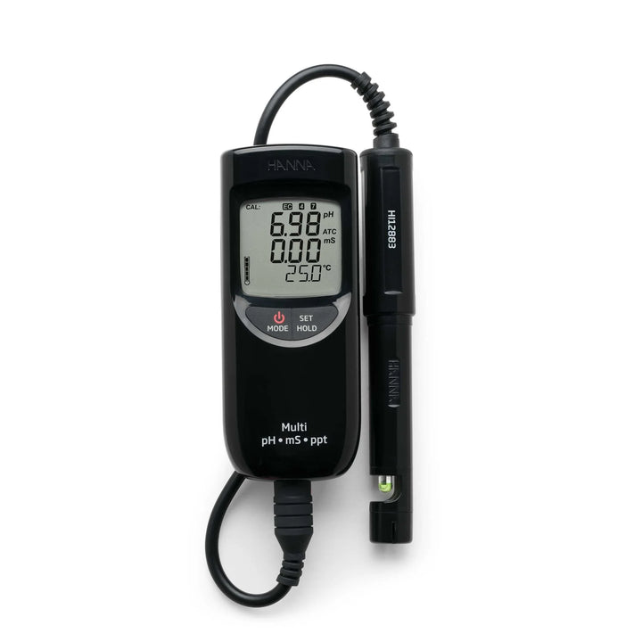 HI-991301 High Range pH, EC, TDS & Temperature Meter