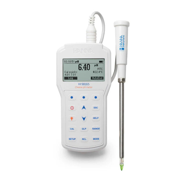 HI-98165 Portable pH meter for cheese