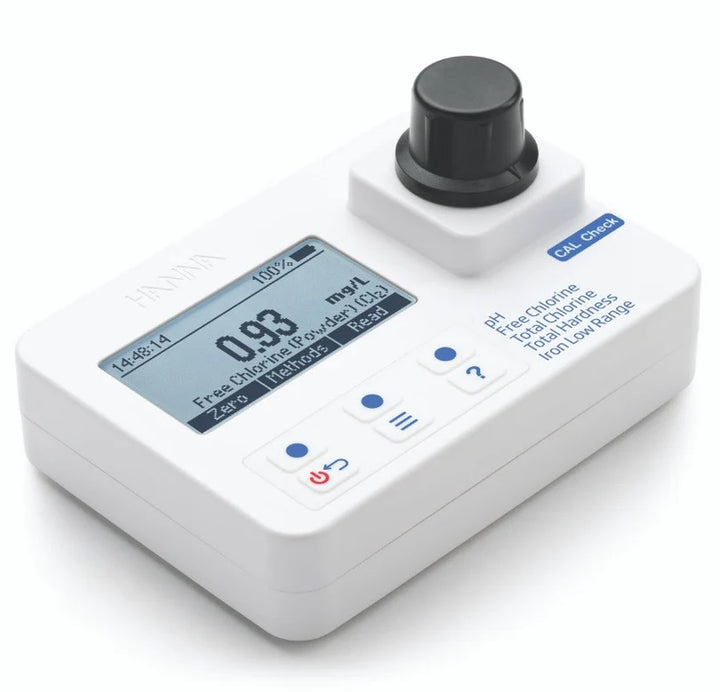 HI-97745 Free and Total Chlorine, Hardness, Iron Low Range, pH Portable Photometer