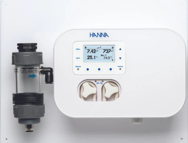 BL-132-20 SWIMMING POOL CONTROLLER WITH EXTERNAL DOSING, FLOW CELL AND REMOTE CLOUD CONNECTIVITY